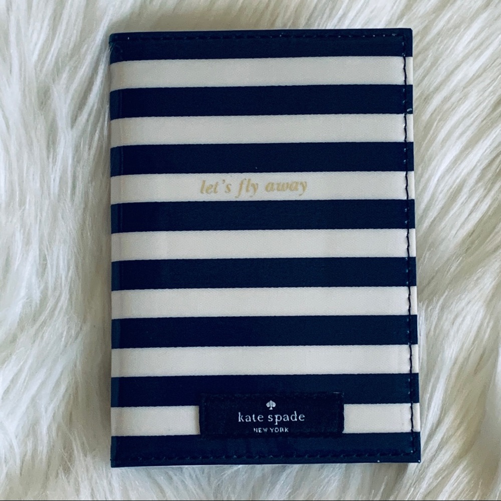 NWOT Kate Spade “Lets Fly Away” Passport Cover